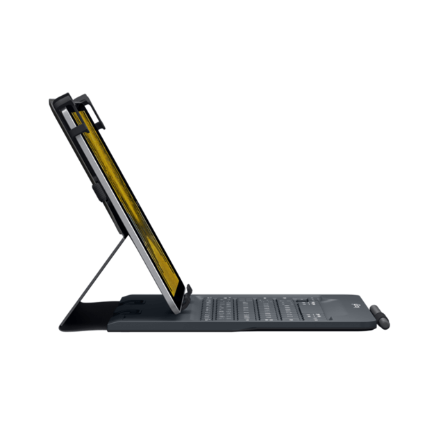 Logitech - 10'' Universal Folio w/Keyboard, Black (Nordic)
