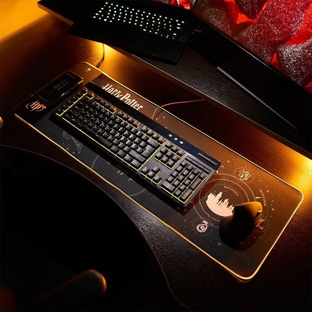 Numskull Harry Potter - Oversize Gaming Mat & Mobile Charger