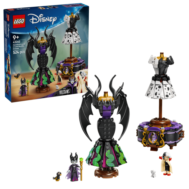 LEGO - Disney Classic - Maleficent's and Cruella De Vil's Dresses (43262)