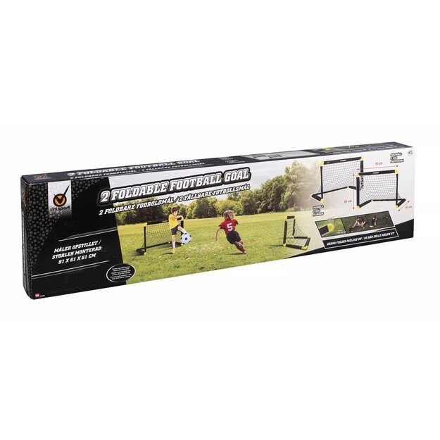 Vini Sport - 2 x Football Goal Foldable (24406)