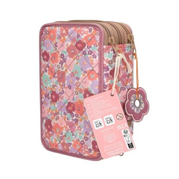 TOPModel - Triple Pencil Case FLORAL ( 0413055 )