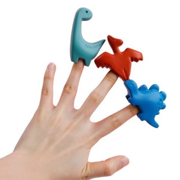 Haku Yoka - Shaped Crayons - Dino Finger Crayons (59CP233113)