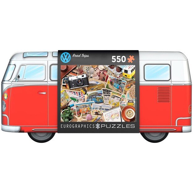 Eurographics - Puzzle Road Trip in VW Bus tinbox - 550 pieces