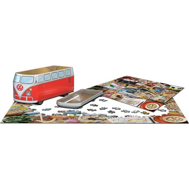 Eurographics - Puzzle Road Trip in VW Bus tinbox - 550 pieces