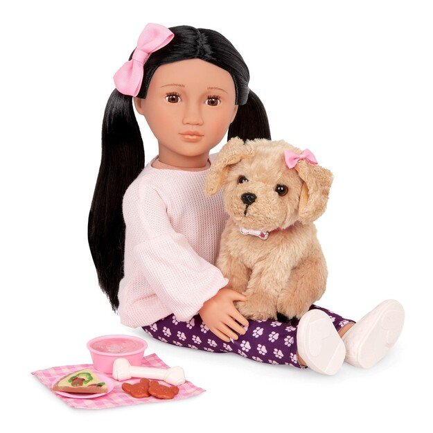 Our Generation - Doll - Jin w/dog  (731442)