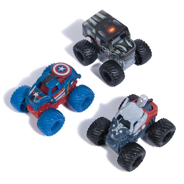 Monster Jam - Mini 1:87 Marvel 3 Pack Bundle asst (6070229)