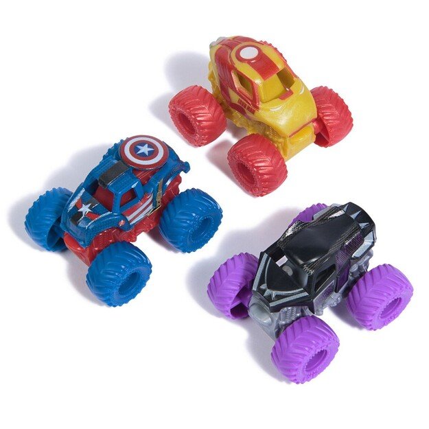 Monster Jam - Mini 1:87 Marvel 3 Pack Bundle asst (6070229)