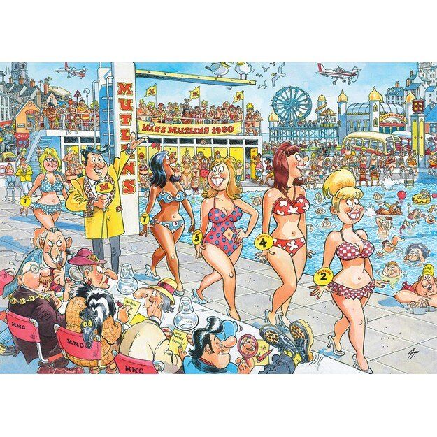 Wasgij - Retro Destiny - #9 Super Models! (1000 pieces) (1110100503)