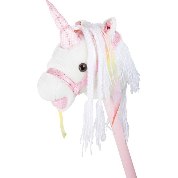 Small Foot - White Unicorn Hobby Horse - (I-SF10279)