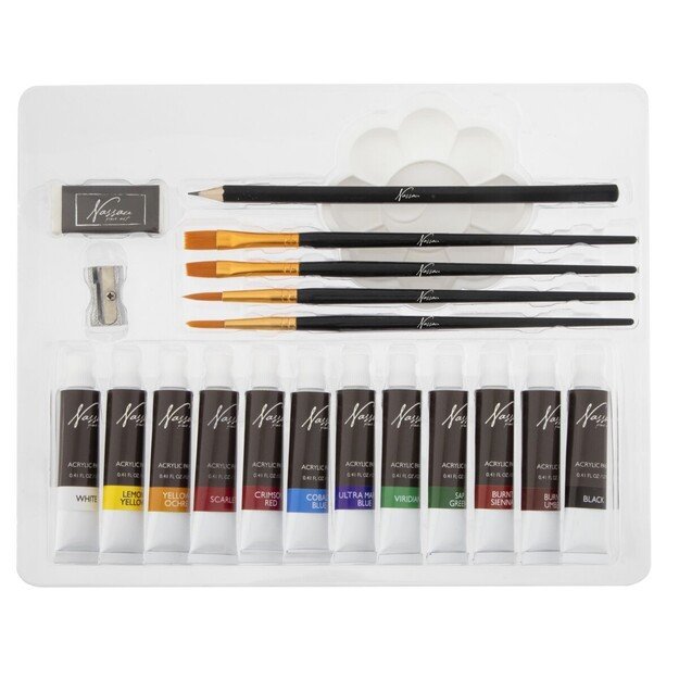 Nassau - Acrylic Art Set, 21 pcs. (AR0988/GE)