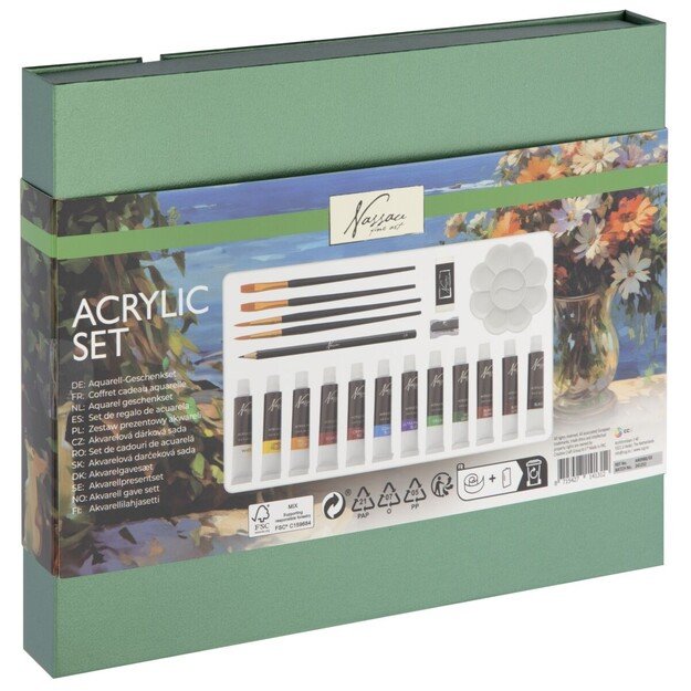 Nassau - Acrylic Art Set, 21 pcs. (AR0988/GE)