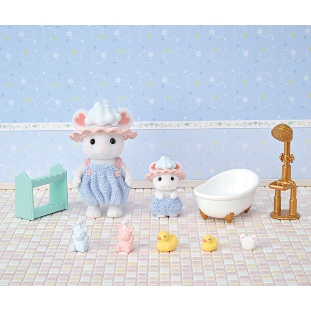 Sylvanian Families - Bath Time Bubble Siblings - (5805)