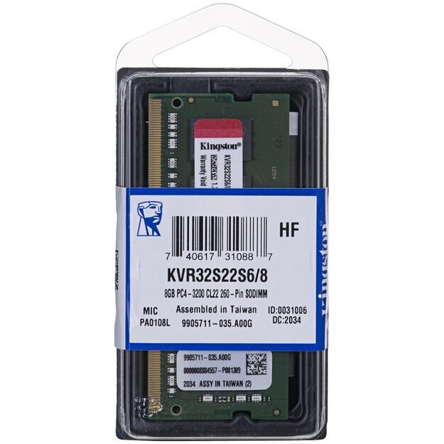 Memory Mobile KINGSTON KVR32S22S6/8 1