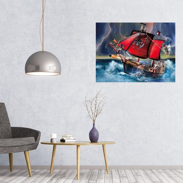 MALOWANIE PO NUMERACH OBRAZ Z RAMĄ  DIY ZESTAW PĘDZLE FARBY PŁÓTNO 40x50 16