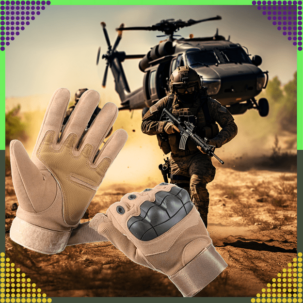 Rękawice Taktyczne Bojowe Survival na Motor Robocze Dotykowe L 30