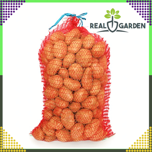 Tvirti „Raschel“ maišai daržovėms, bulvėms, medienai, 30 kg, 100 vnt.