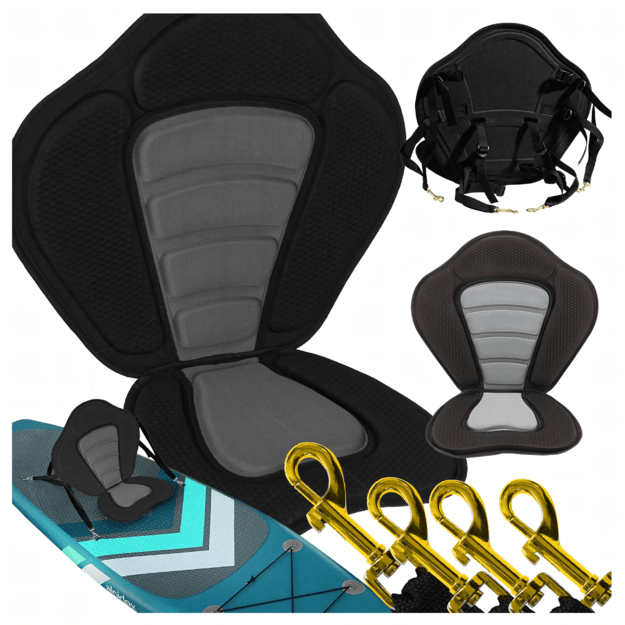 Baidarės sėdynės atlošas, minkštas, nuimamas, lengvas irklentės pagalvėlė