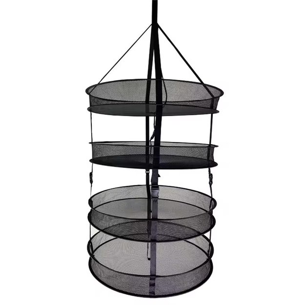 Tinklinė džiovyklė grybams, žolelėms, daržovėms, augalams, 4 lentynos, reguliuojama