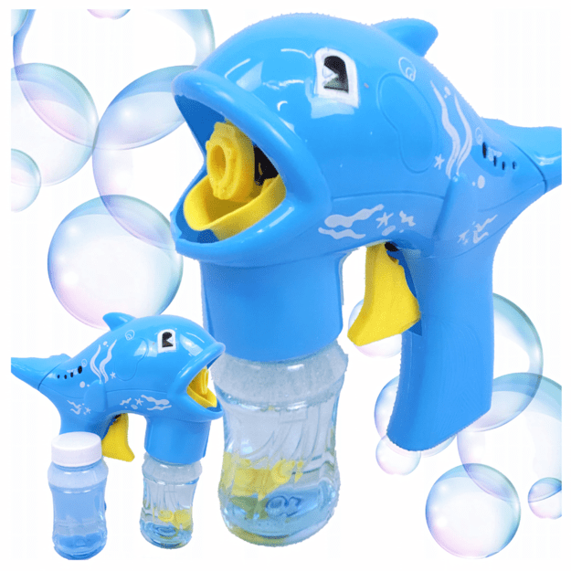 Burbulų pistoleto burbulų aparato generatorius delfinų skystis