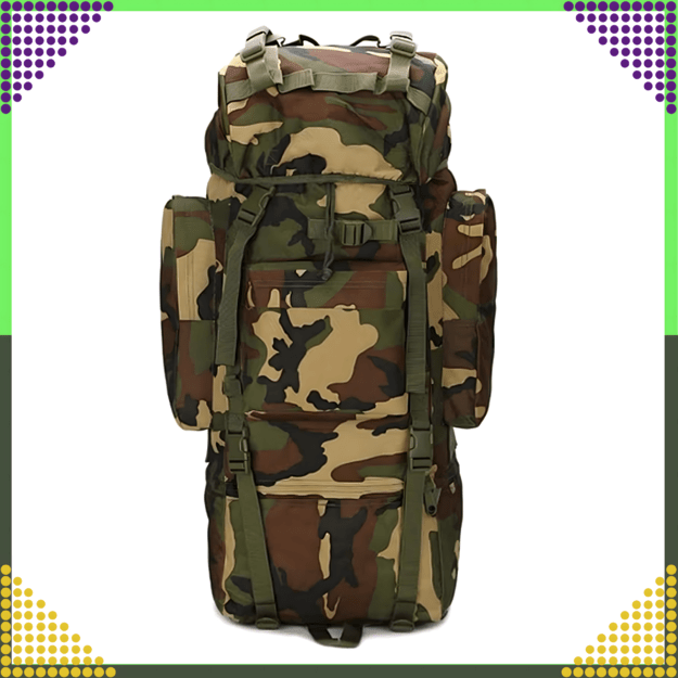Tactical Military Backpack Military Tourist Survival Mountain Large 65L