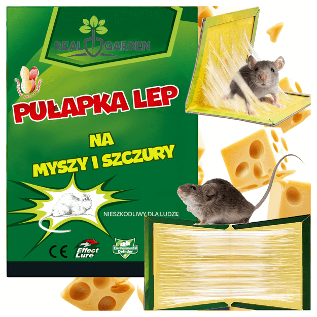 Pułapka Myszołapka na Myszy Szczury Silny Klej Mocna Łapka Lep Zapachowa