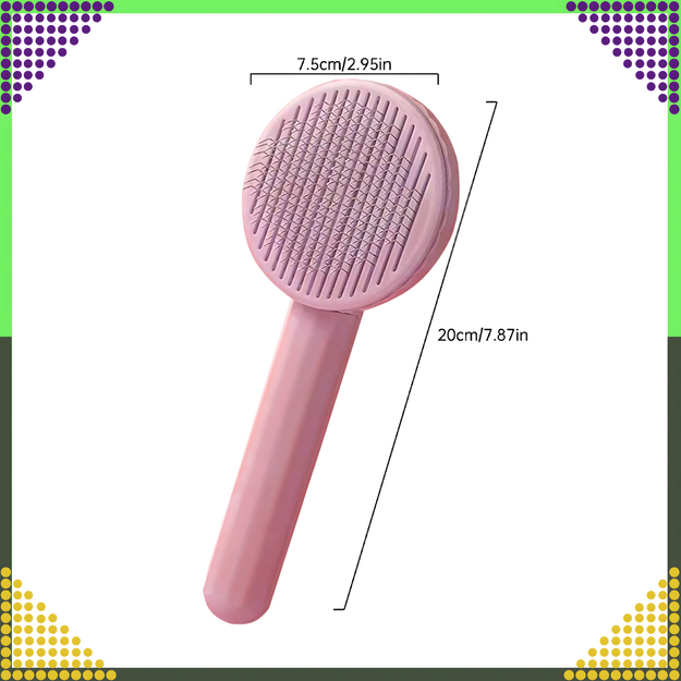 Ergonomiškos savaime išsivalančios šukos šunų ir kačių plaukams