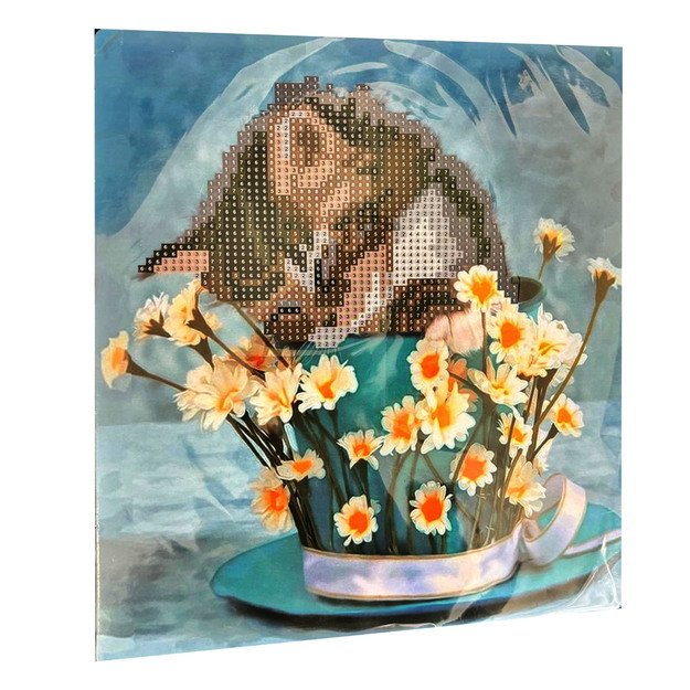 DIAMOND PAINTING HAFT DIAMENTOWY MOZAIKA ZESTAW SZTALUGA 21x25cm DLA DZIECI 11