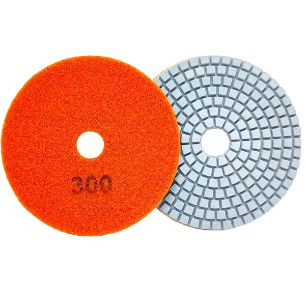 10x Tarcza Diamentowa Polerska 80mm do Szlifowania Gresu Płytek Na Rzep 300 30