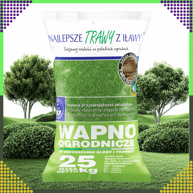 Aukščiausios kokybės kalkės dirvožemio ir vejos rūgštingumui mažinti, ekologiškos trąšos, 25 kg maišas