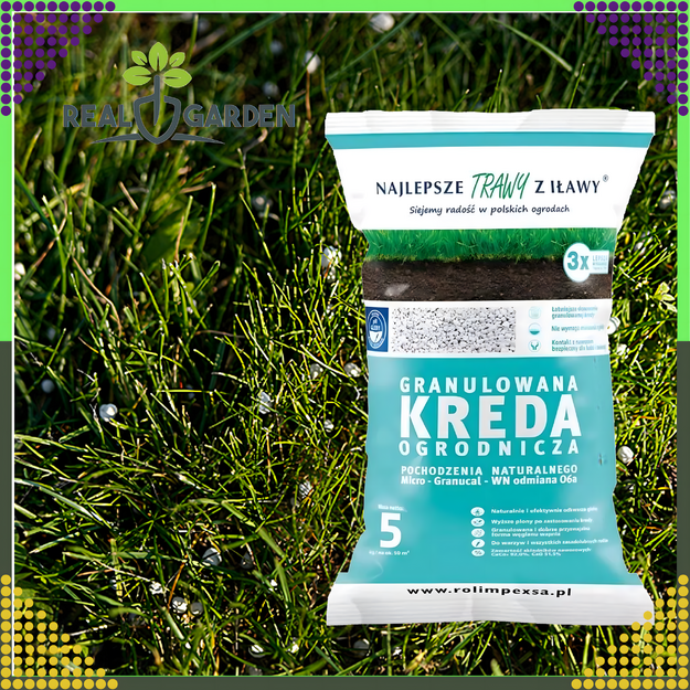 Premium granulated garden chalk for deacidification 20kg for plants