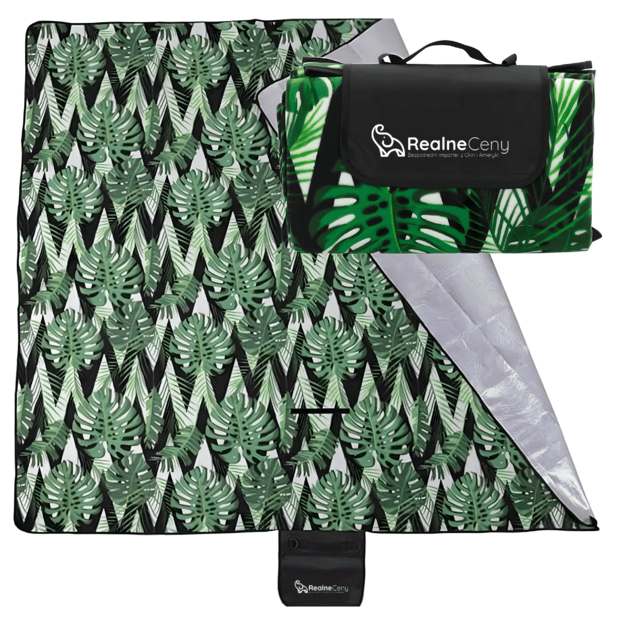 Lauko pikniko kilimėlis su izoliacija, sulankstomas, atsparus vandeniui, 200 cm