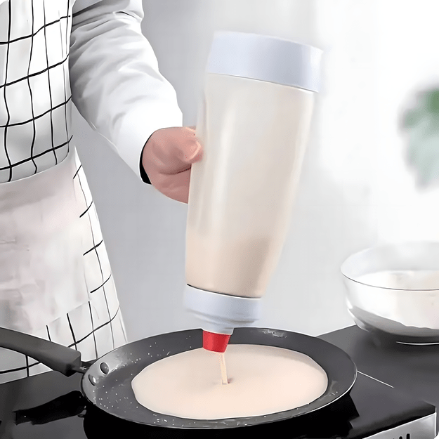Butelka Dyspenser Dozownik do Mieszania Dozowania Ciasta Naleśników 1000 ml 14