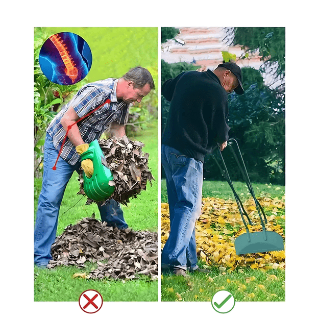 96x Zbieracz Chwytak Grabie do Liści Przyrząd do Zbierania Liści Ergonomiczny 8