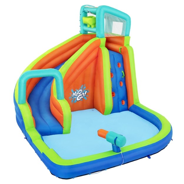 Bestway 53408 Plac Zabaw Park Wodny Dmuchany ze Zjeżdzalnią + Dmuchawa 5