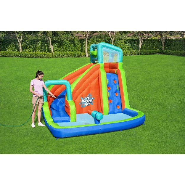 Bestway 53408 Plac Zabaw Park Wodny Dmuchany ze Zjeżdzalnią + Dmuchawa 13