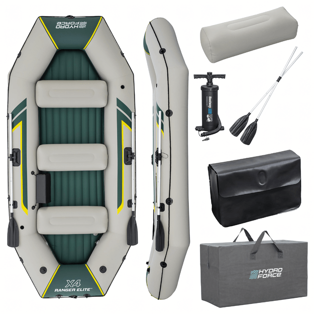 Bestway 65157 Ponton Ranger Elite X4 3.20x1.48 m + Akcesoria Wiosła Pompka 