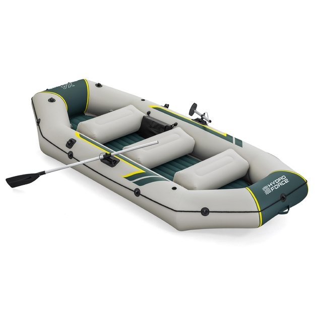 Bestway 65157 Ponton Ranger Elite X4 3.20x1.48 m + Akcesoria Wiosła Pompka  8