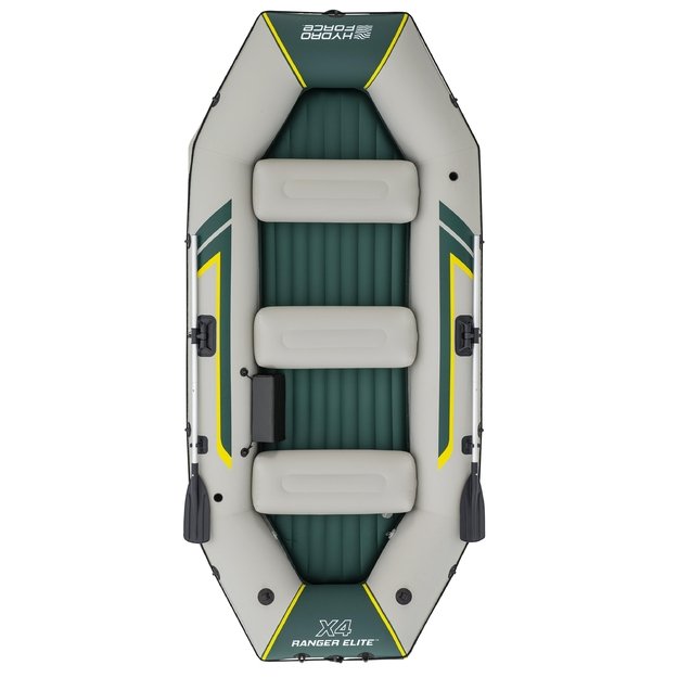 Bestway 65157 Ponton Ranger Elite X4 3.20x1.48 m + Akcesoria Wiosła Pompka  7