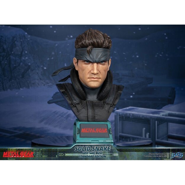 Metal Gear Solid (Solid Snake Life-Size Bust) RESIN Statue 2