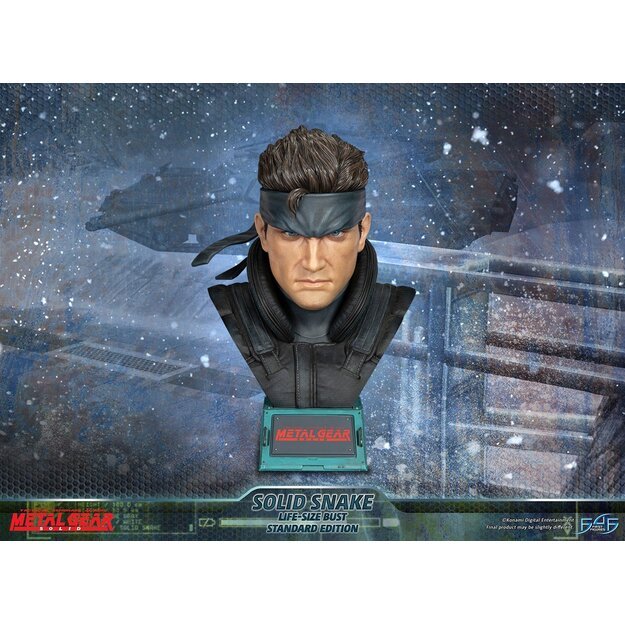 Metal Gear Solid (Solid Snake Life-Size Bust) RESIN Statue 5