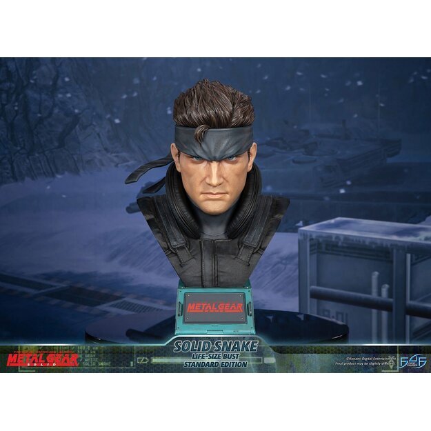 Metal Gear Solid (Solid Snake Life-Size Bust) RESIN Statue 6