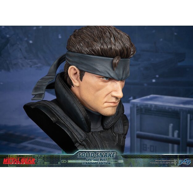 Metal Gear Solid (Solid Snake Life-Size Bust) RESIN Statue 8