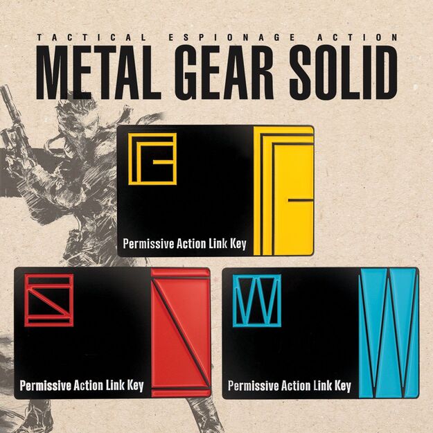 Metal Gear Solid Limited Edition PAL Keycard Set 4