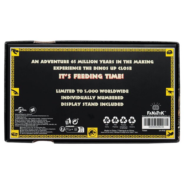Jurassic Park Feeding Show Ticket 6