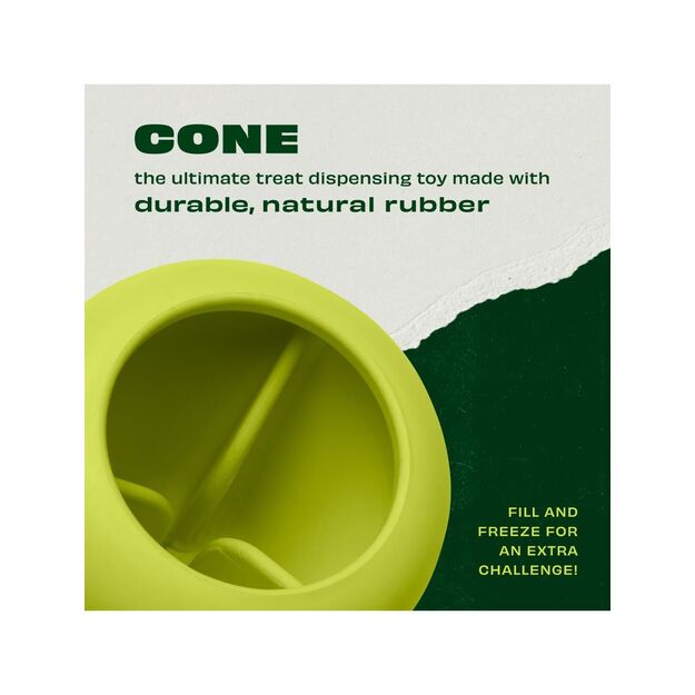 BENEBONE - Bounce Cone -12cm - Its unique cone shape and hidden inner compartments create an unpredictable rolling action 1