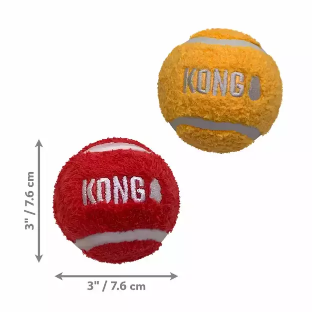 Kong - Sport Softies Ball  2 pack - L -7,6cm 2