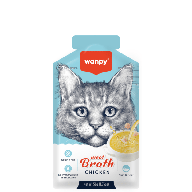 wanpy - Wanpy Cat Meat Broth Chicken 50g - 50g 2