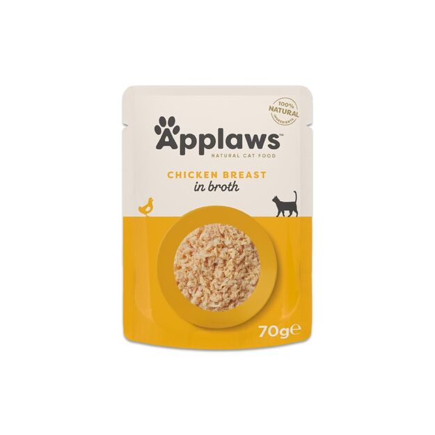 Applaws - Chicken Breast in Broth - 70g 1