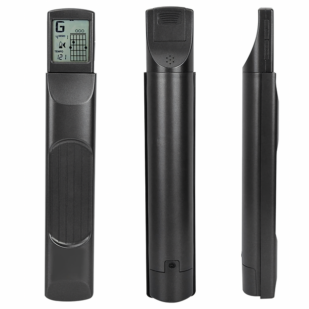 Digitālā ģitāras akordu trenažieris ar ekrānu, pārnēsājama mini ģitāra