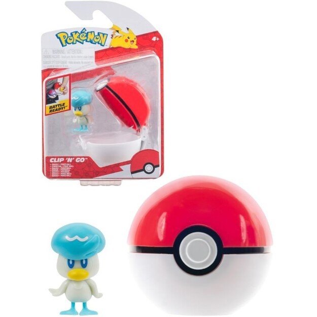Pokémon - Clip N Go - Wuaxly and Poke Ball (PKW3630)